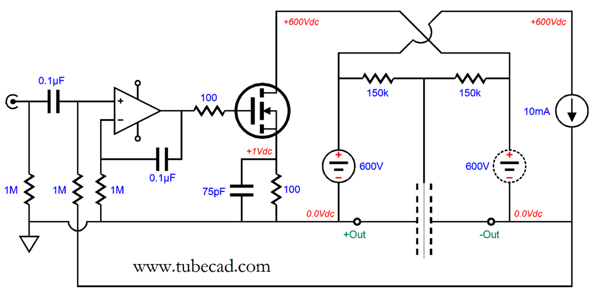 SingleEnded Electrostatic Amplifiers